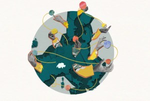 grantees partners standing in democratic solidarity in Europe